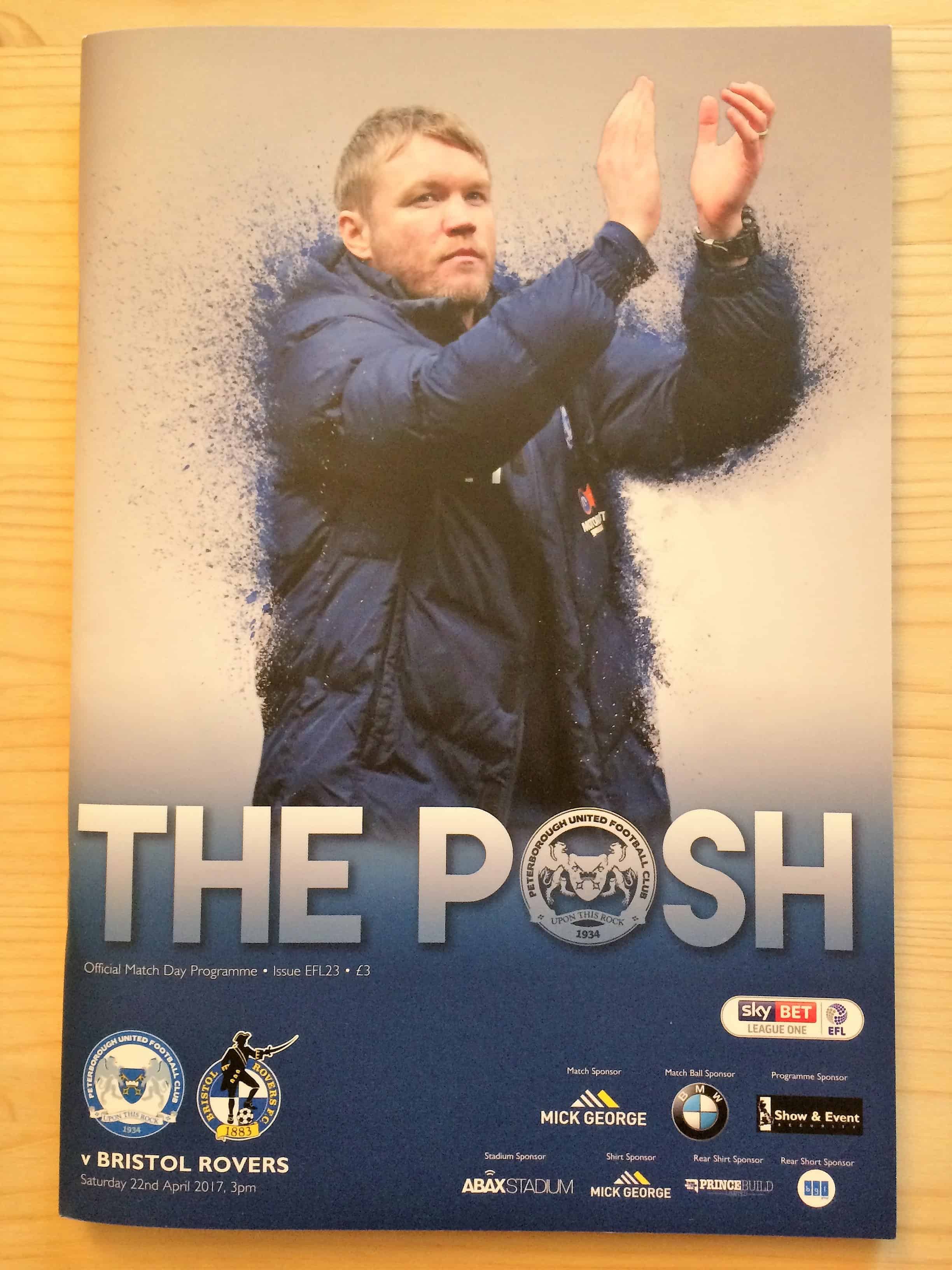 Peterborough United FC v Bristol Rovers FC